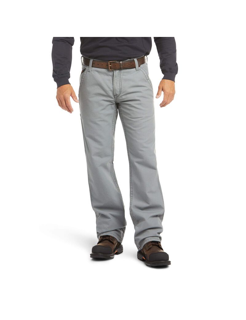 Pantalon Ariat FR M4 Relaxed Workhorse Boot Cut Grise | IGB-8314285