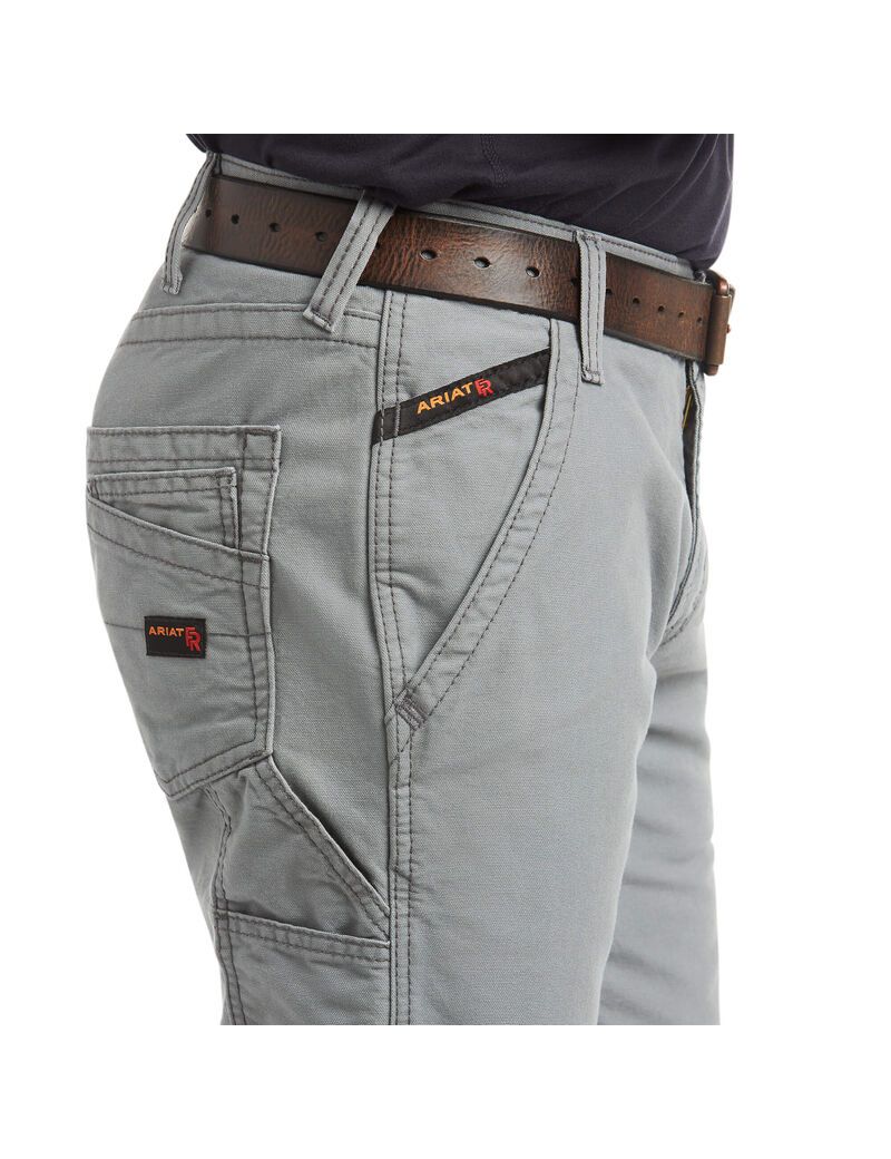 Pantalon Ariat FR M4 Relaxed Workhorse Boot Cut Grise | IGB-8314285