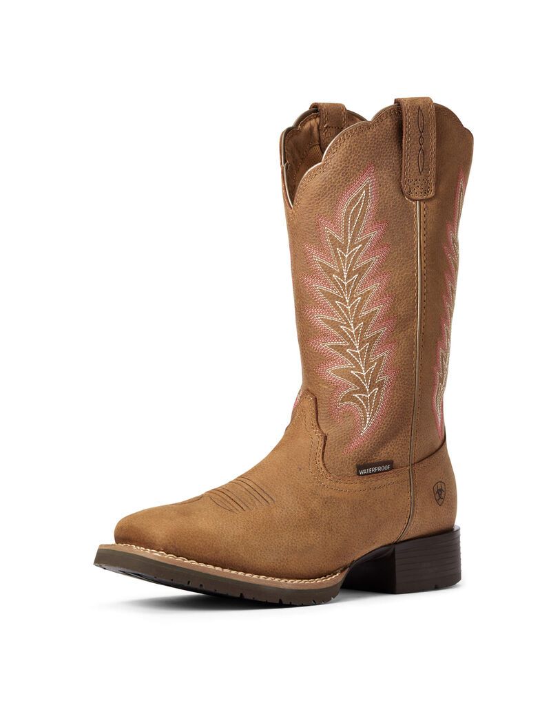 Bottes Imperméables Ariat Hybride Rancher Western Marron | BKC-0327519