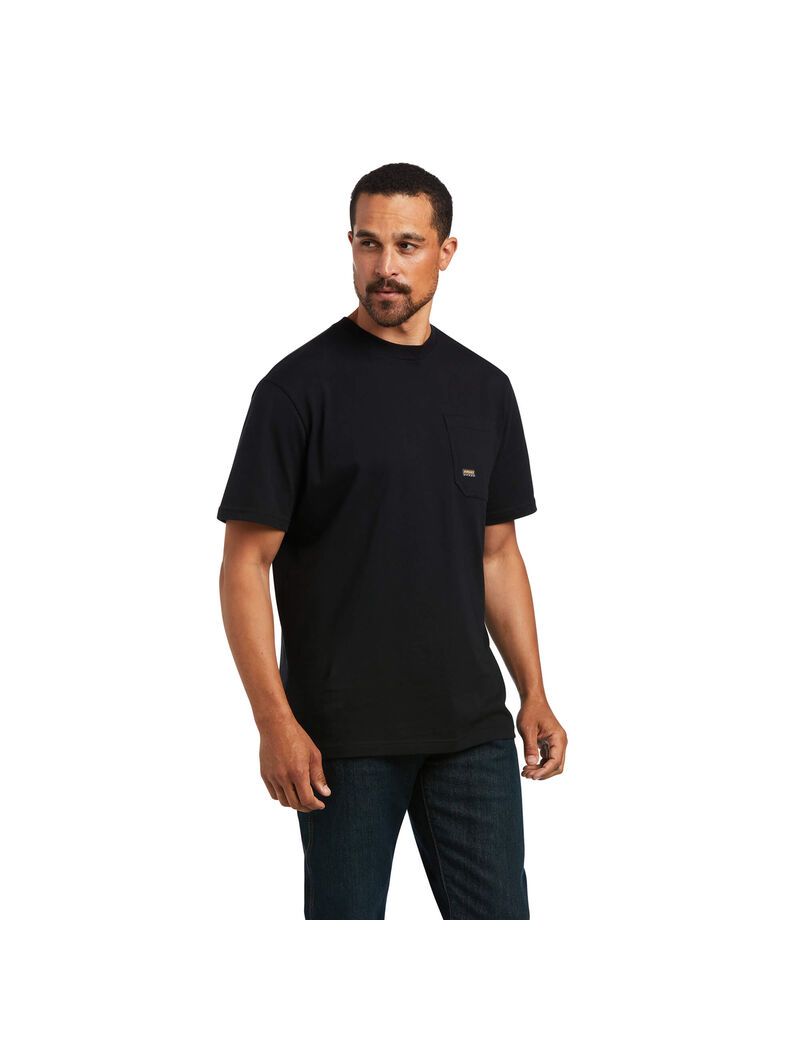 Vêtements De Travail Ariat Rebar Coton Strong Mexican Pride Graphique T Shirts Noir | XQJ-8087370