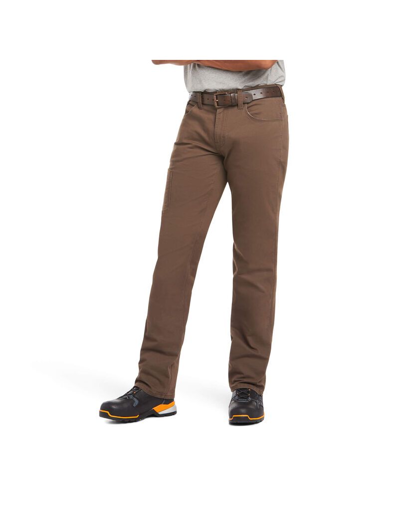 Pantalon Ariat Rebar M4 Low Rise DuraStretch Made Tough Stackable Droit Leg Multicolore | LHH-5101279