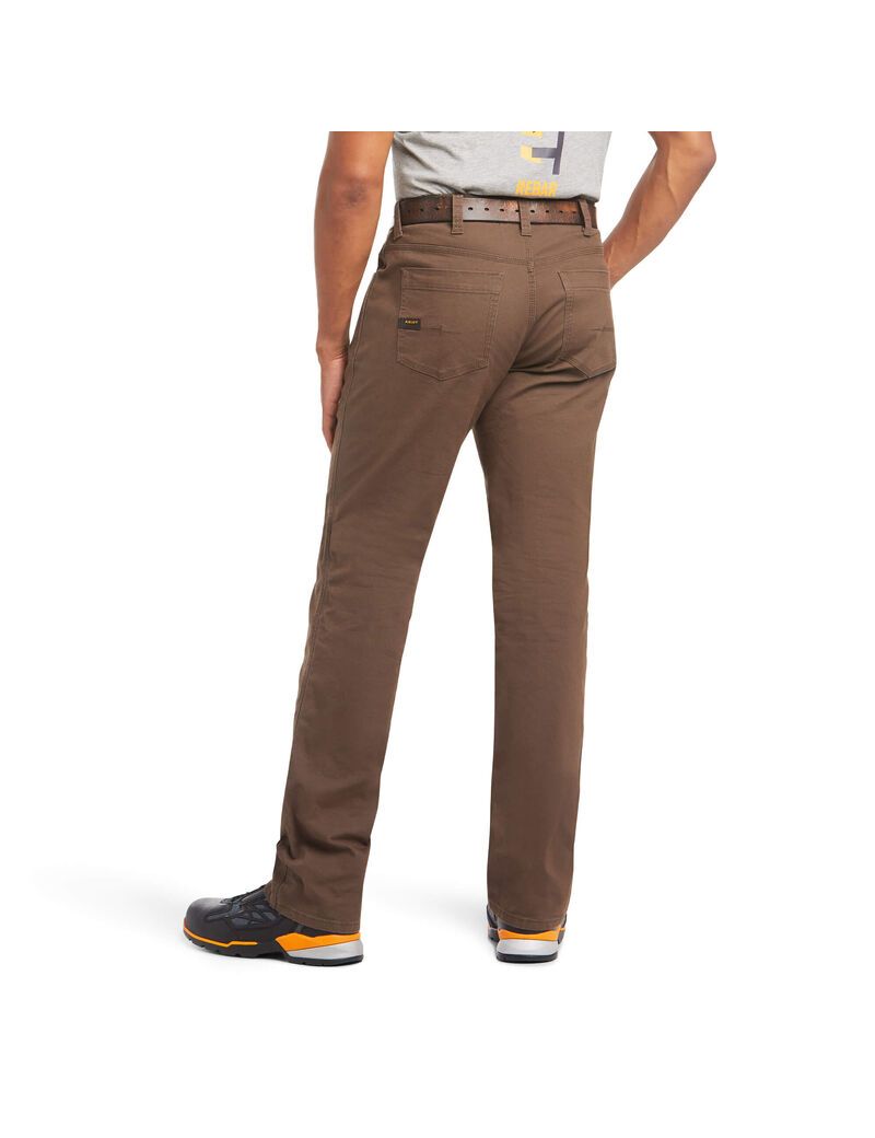 Pantalon Ariat Rebar M4 Low Rise DuraStretch Made Tough Stackable Droit Leg Multicolore | LHH-5101279