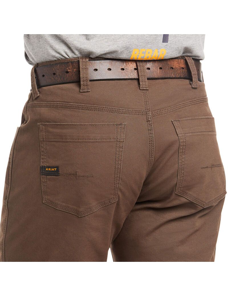 Pantalon Ariat Rebar M4 Low Rise DuraStretch Made Tough Stackable Droit Leg Multicolore | LHH-5101279