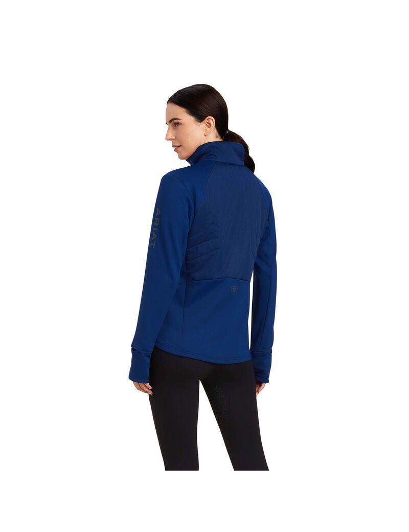 Sweats Ariat Venture 1/2 Zip Bleu | NUM-5013250