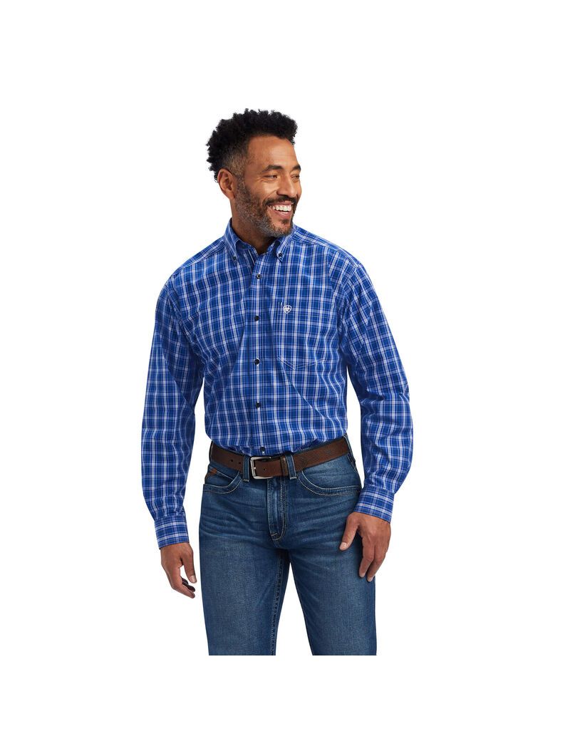 Chemises De Costume Ariat Pro Series Boone Classiche Fit Bleu | SOV-8732699