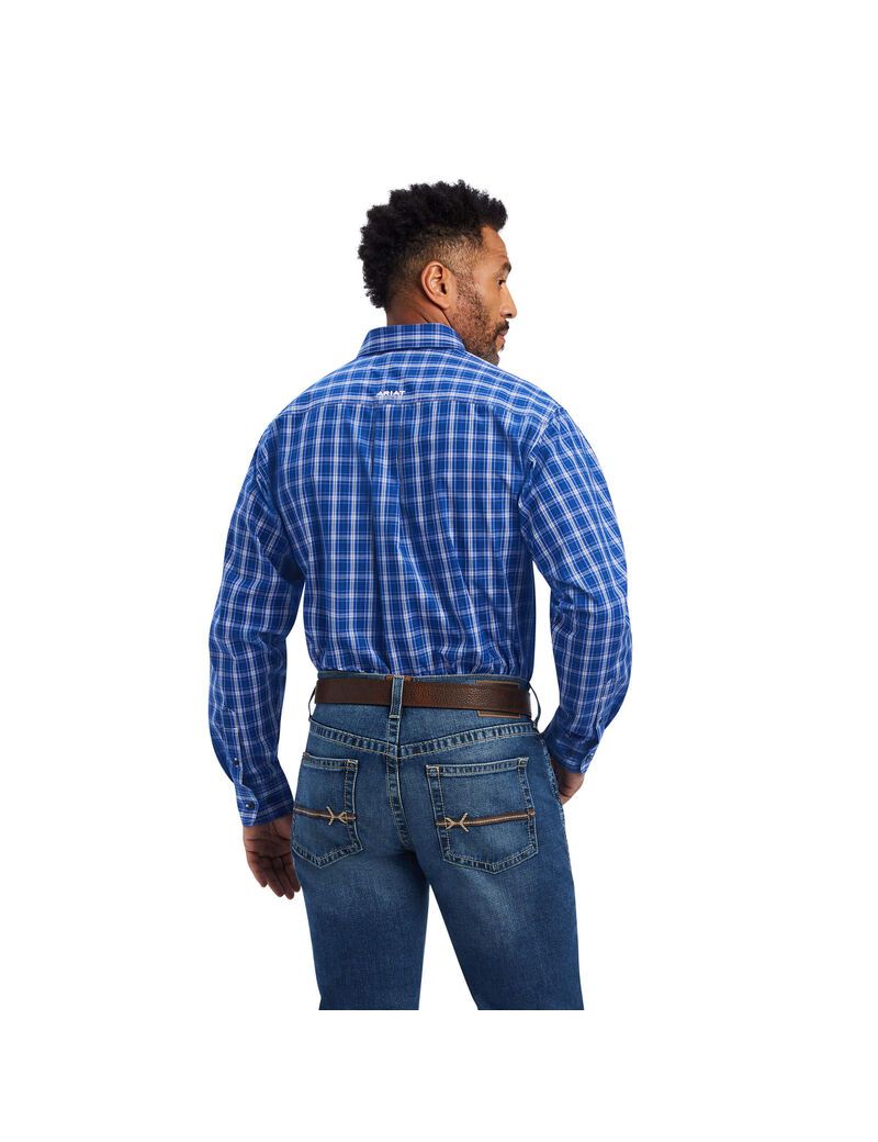 Chemises De Costume Ariat Pro Series Boone Classiche Fit Bleu | SOV-8732699