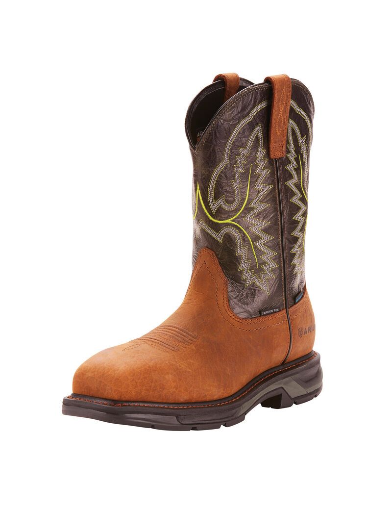 Bottes Imperméables Ariat WorkHog XT Carbon Embout Travail Multicolore | WFG-6302276