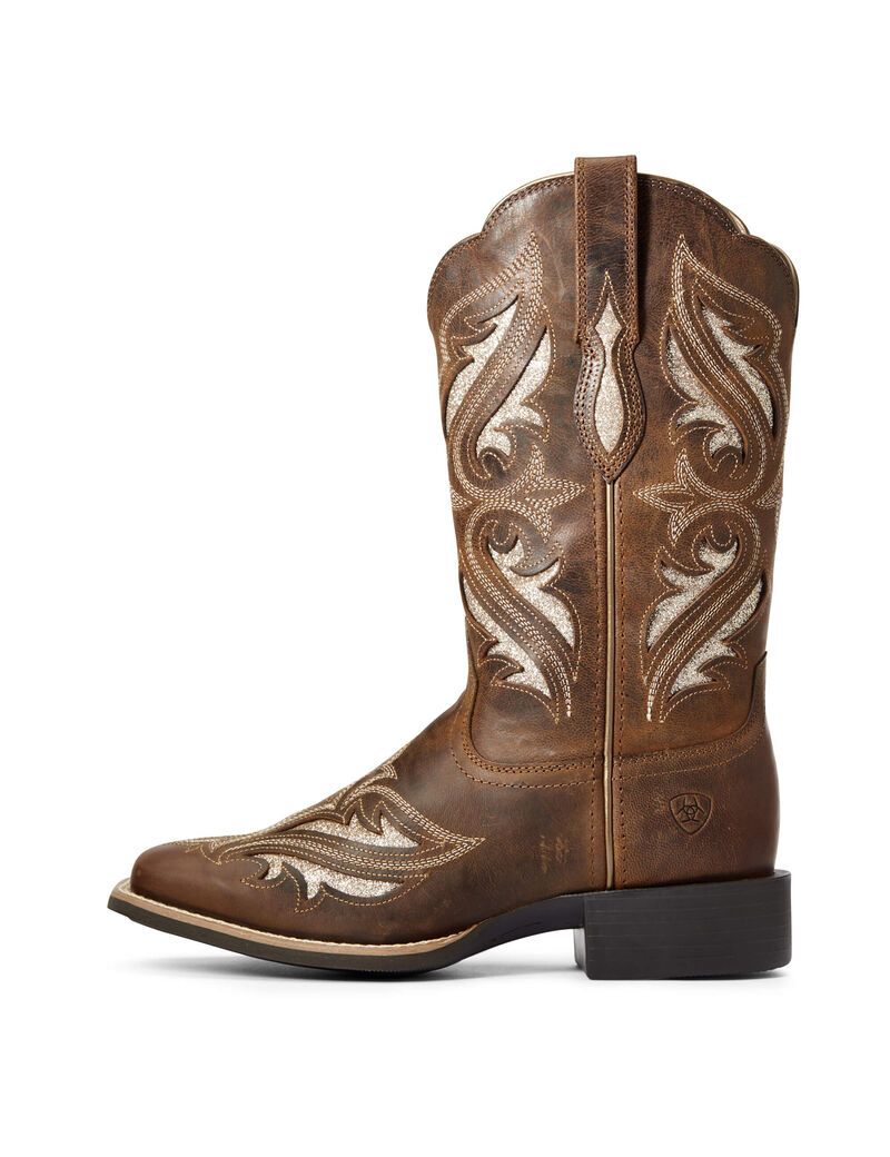 Bottes Western Ariat Round Up Bliss Marron | EDM-2914258