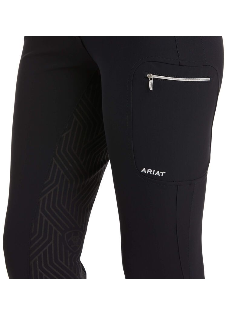 Pantalon Ariat Triton Grip Full Seat Breech Noir | CZS-1147221