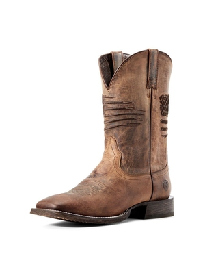 Bottes Western Ariat Circuit Patriot Marron | ULR-4686970