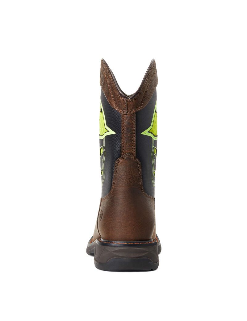 Bottes Western Ariat Workhog Xt Venttek All-nighter Rouge | IKA-9651796