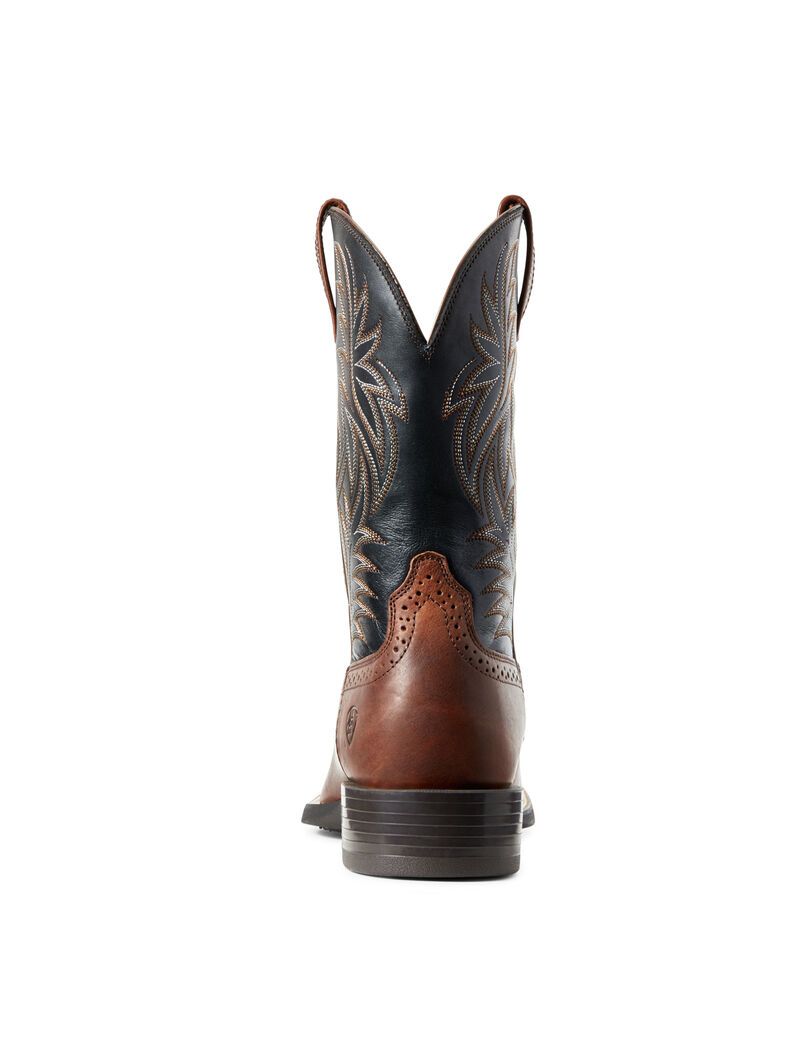 Bottes Western Ariat Sport Larges Square Embout Marron | XVU-9989992