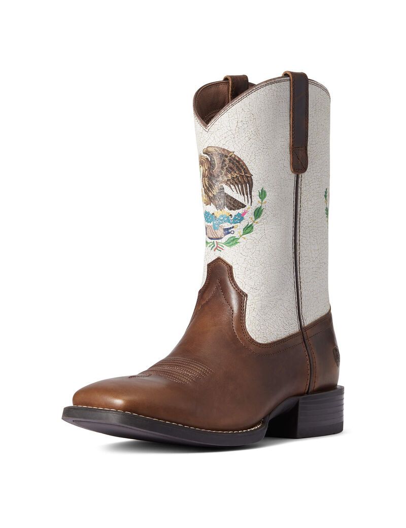 Bottes Western Ariat Sport Orgullo Mexicano Chocolat | HVX-0681426