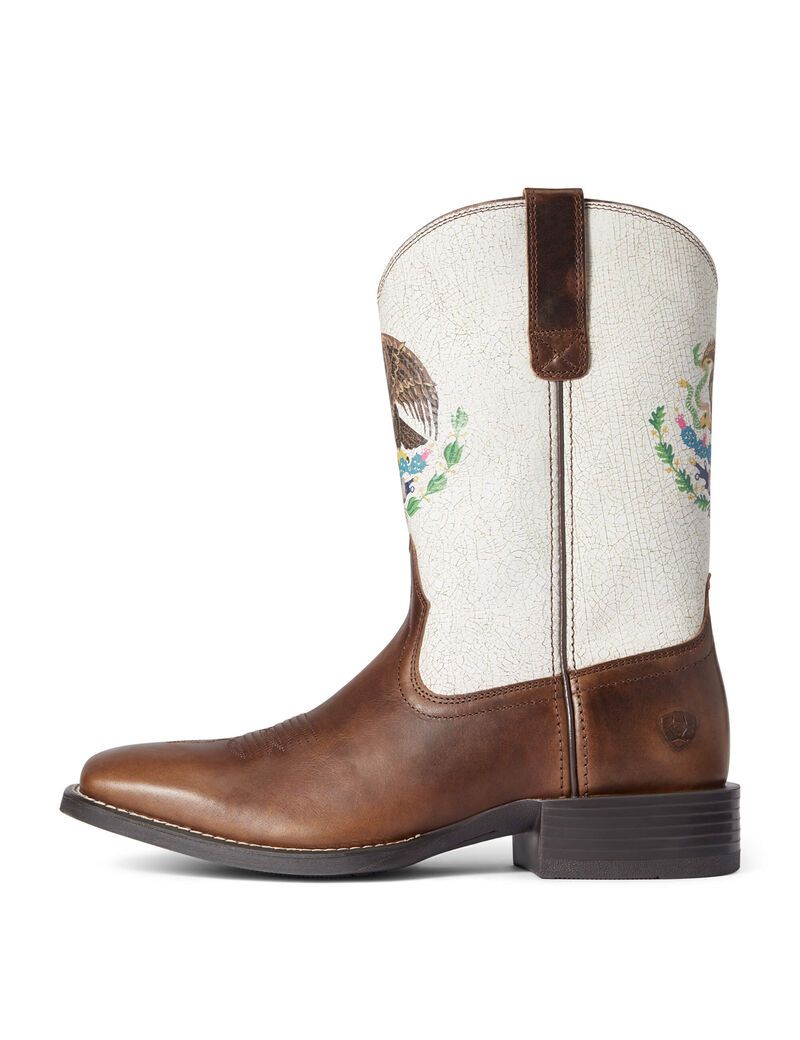 Bottes Western Ariat Sport Orgullo Mexicano Chocolat | HVX-0681426