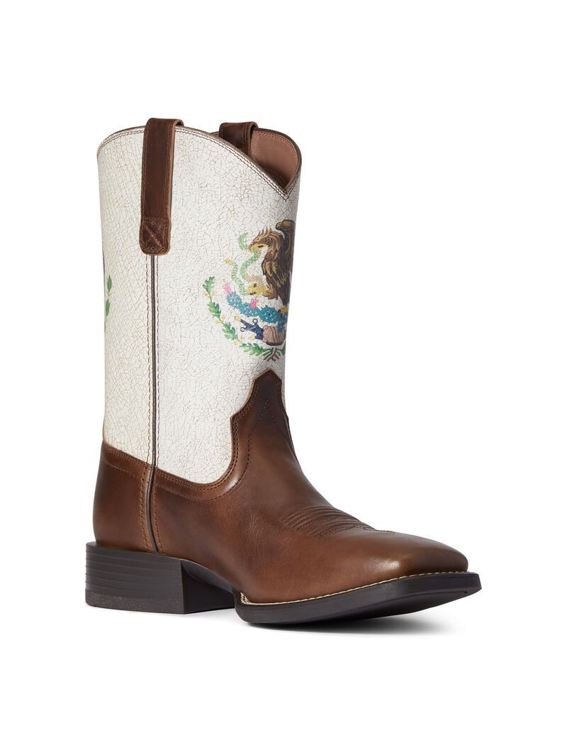 Bottes Western Ariat Sport Orgullo Mexicano Chocolat | HVX-0681426