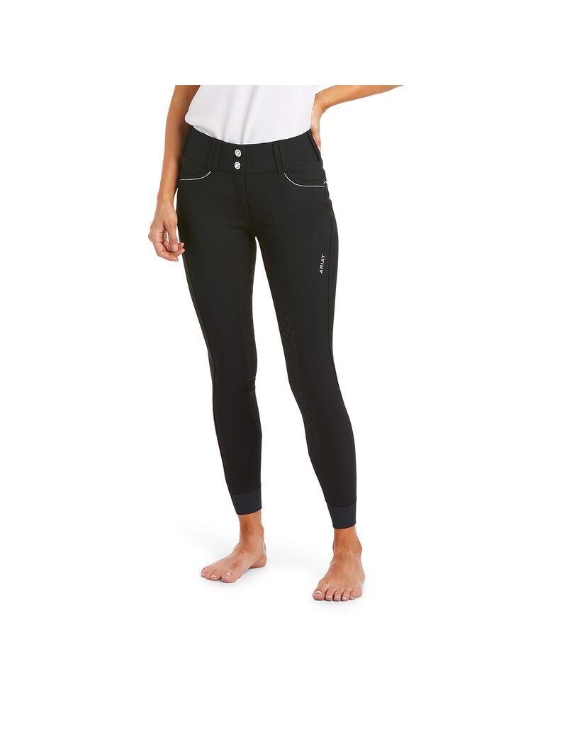 Pantalon Ariat Tri Factor X Grip Full Seat Breech Noir | QDW-0633350