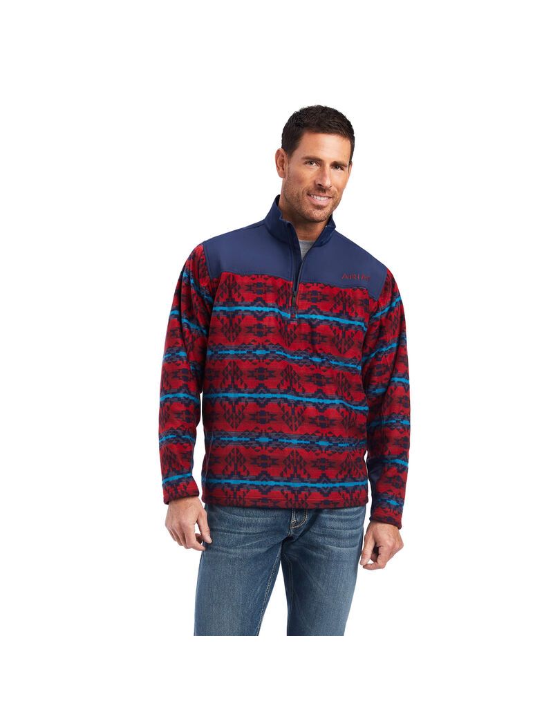 Sweats Ariat Basis 2.0 1/4 Zip Multicolore | CFX-1029219