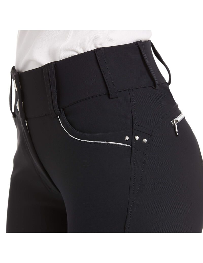 Pantalon Ariat Tri Factor X Grip Full Seat Breech Noir | QDW-0633350