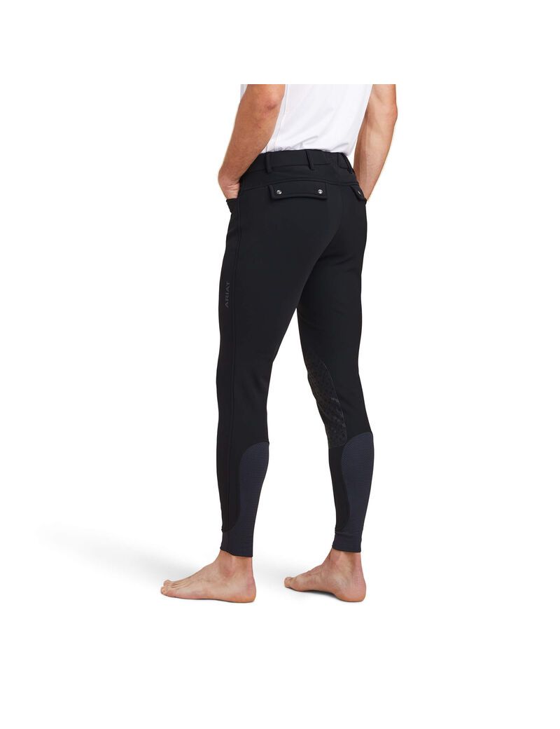 Pantalon Ariat Tri Factor Frost Insulated Knee Patch Breech Noir | AYX-3229030