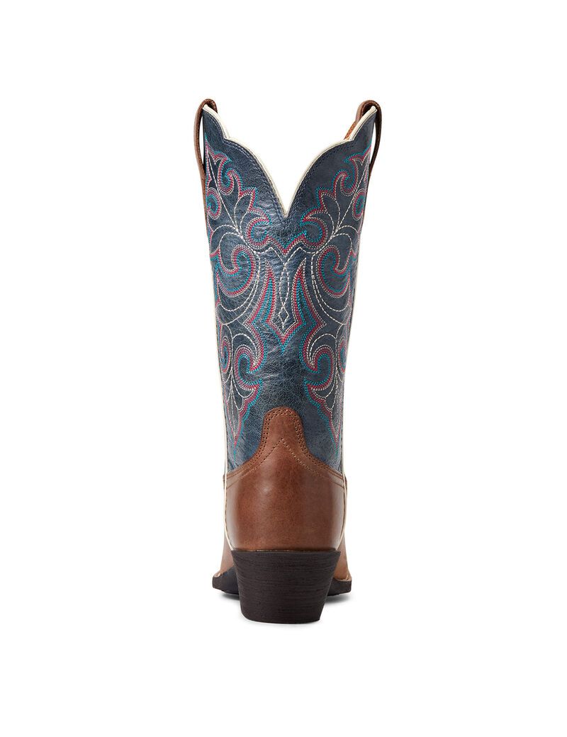 Bottes Western Ariat Round Up Square Embout Marron | KOD-7698014