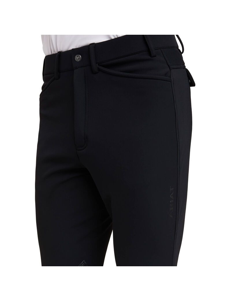 Pantalon Ariat Tri Factor Frost Insulated Knee Patch Breech Noir | AYX-3229030