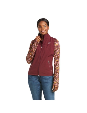 Gilet Ariat New Team Softshell Bordeaux | ELW-4928588