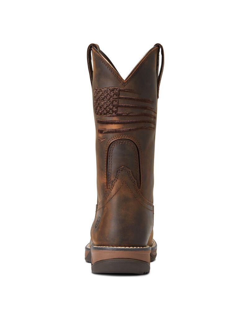 Bottes Western Ariat Anthem Patriot Marron | ASK-0556421