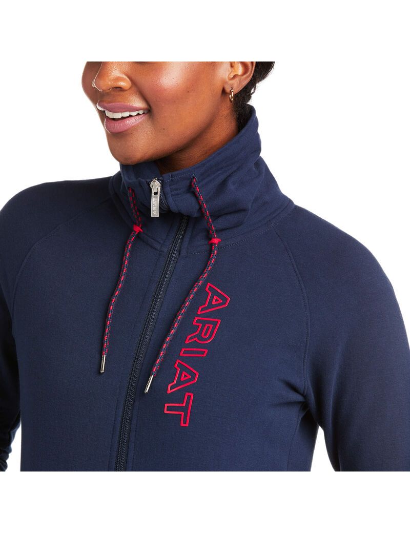 Sweats Ariat Team Logo Full Zip Multicolore | NPG-9829398