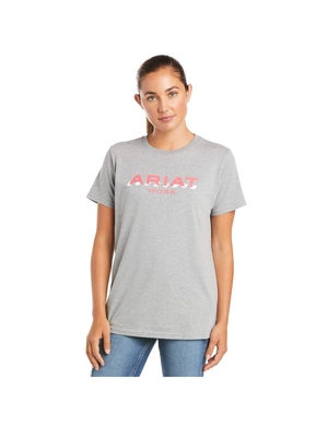 Vêtements De Travail Ariat Rebar Coton Strong Logo T Shirts Grise | CVP-4238584