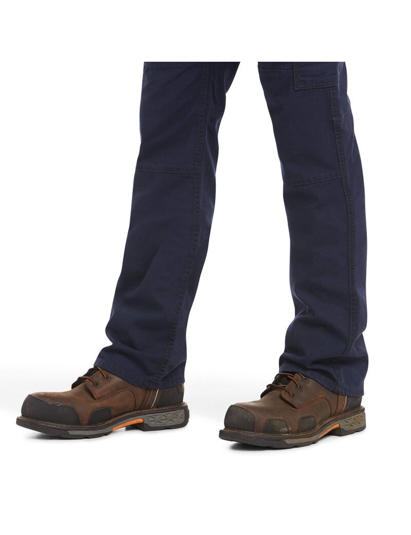 Pantalon Ariat FR M5 Droit Stretch DuraLight Tela Stackable Droit Leg Bleu Marine | AHO-7021052