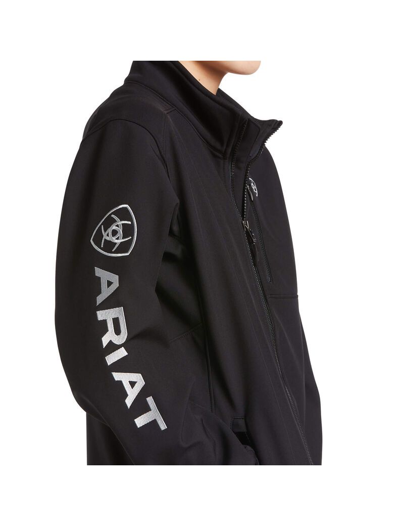 Vestes Ariat Logo 2.0 Softshell Noir Argent | TYI-0296233