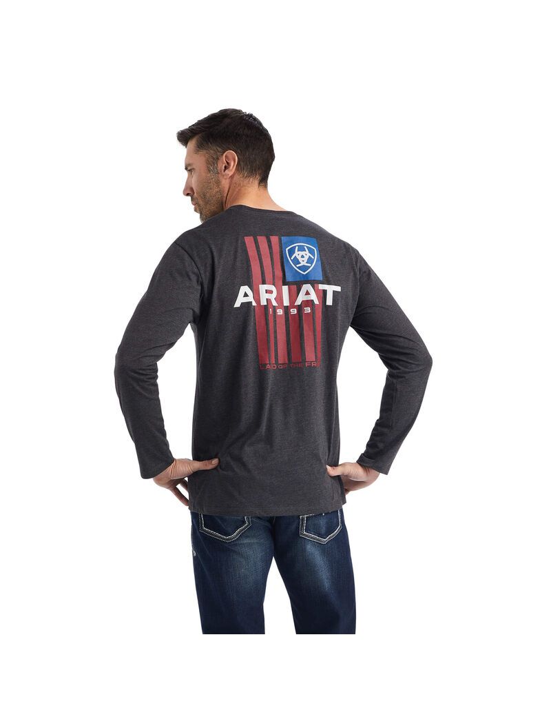 T Shirts Ariat LOTF Noir | YEK-4979390