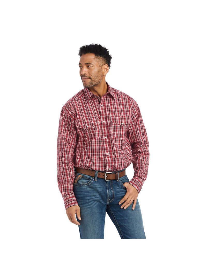 Chemises De Costume Ariat Pro Series Witten Classiche Fit Rouge | NFU-7724122