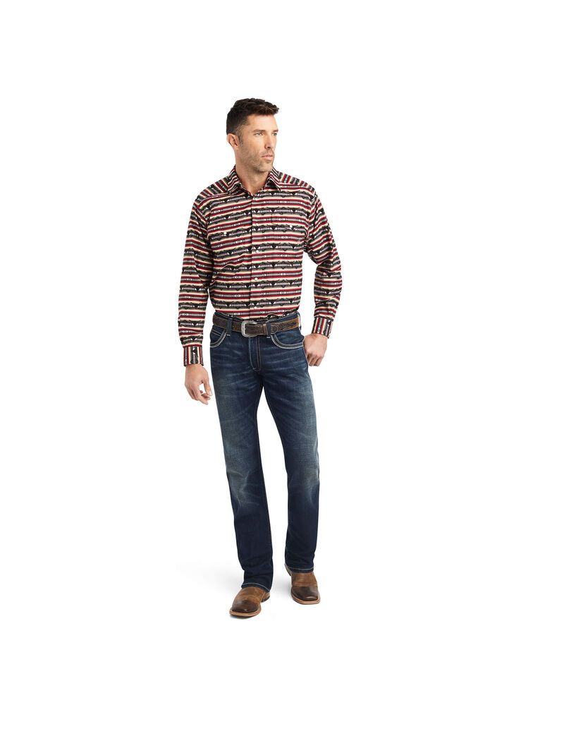 Chemises De Costume Ariat Winford Classiche Fit Multicolore | SJU-3424738