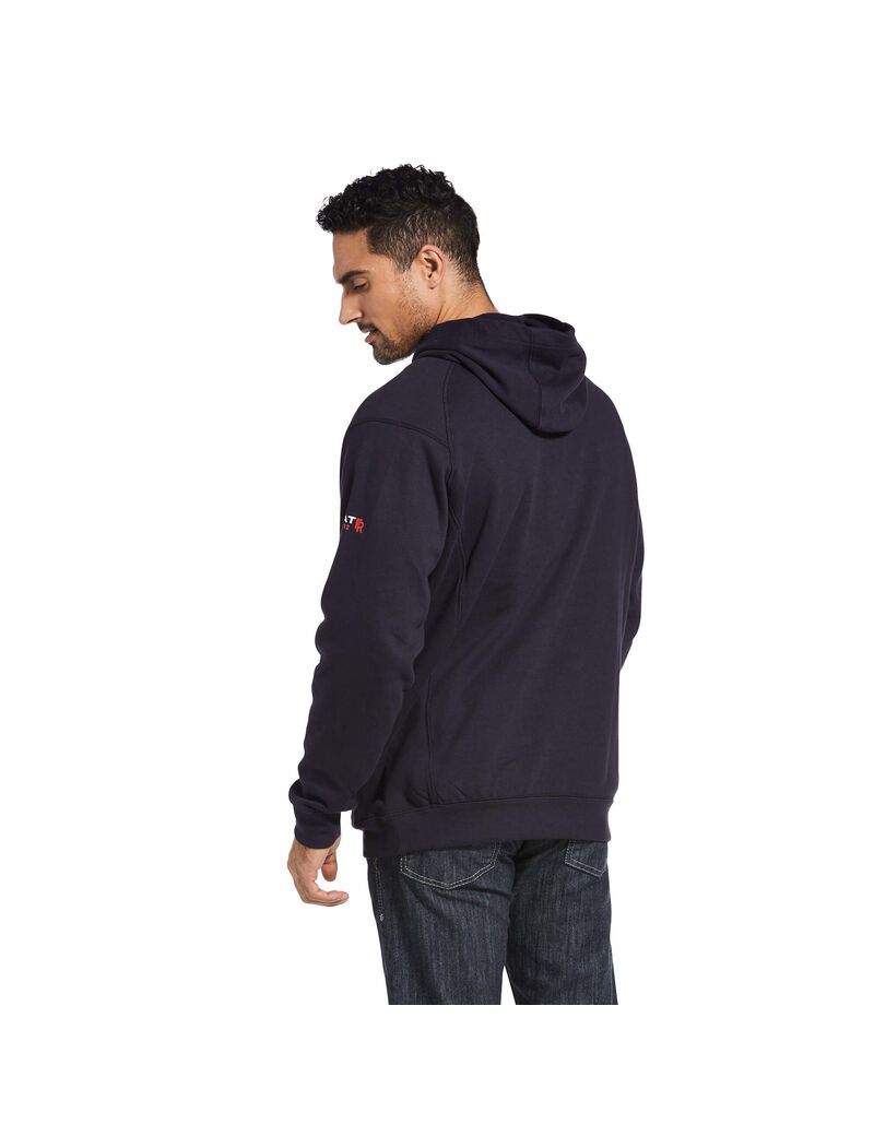 Sweat à Capuche Ariat FR Rev Pullover Bleu Marine | DQO-2538985