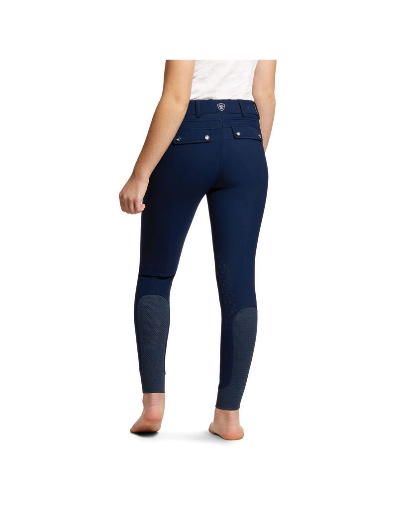 Pantalon Ariat Tri Factor Grip Knee Patch Breech Bleu Marine | PJI-7785388