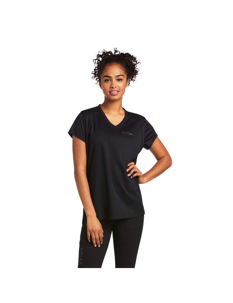 Vêtements De Travail Ariat Rebar Polartec Elite All Season T Shirts Noir | FTN-1504760