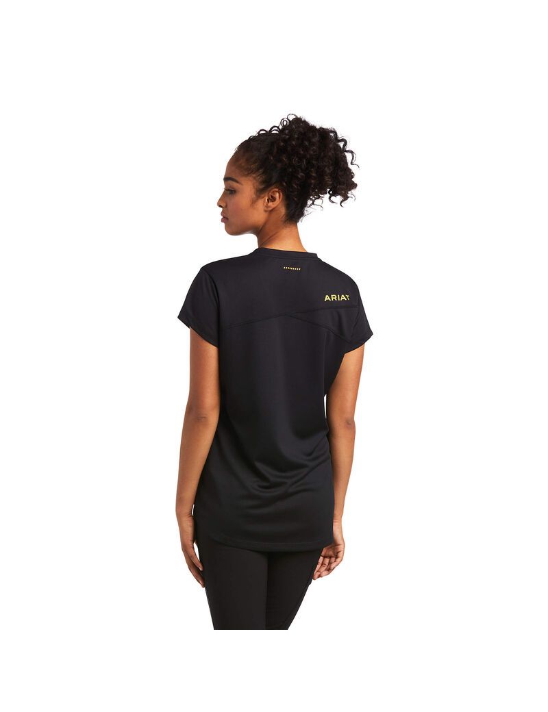 Vêtements De Travail Ariat Rebar Polartec Elite All Season T Shirts Noir | FTN-1504760