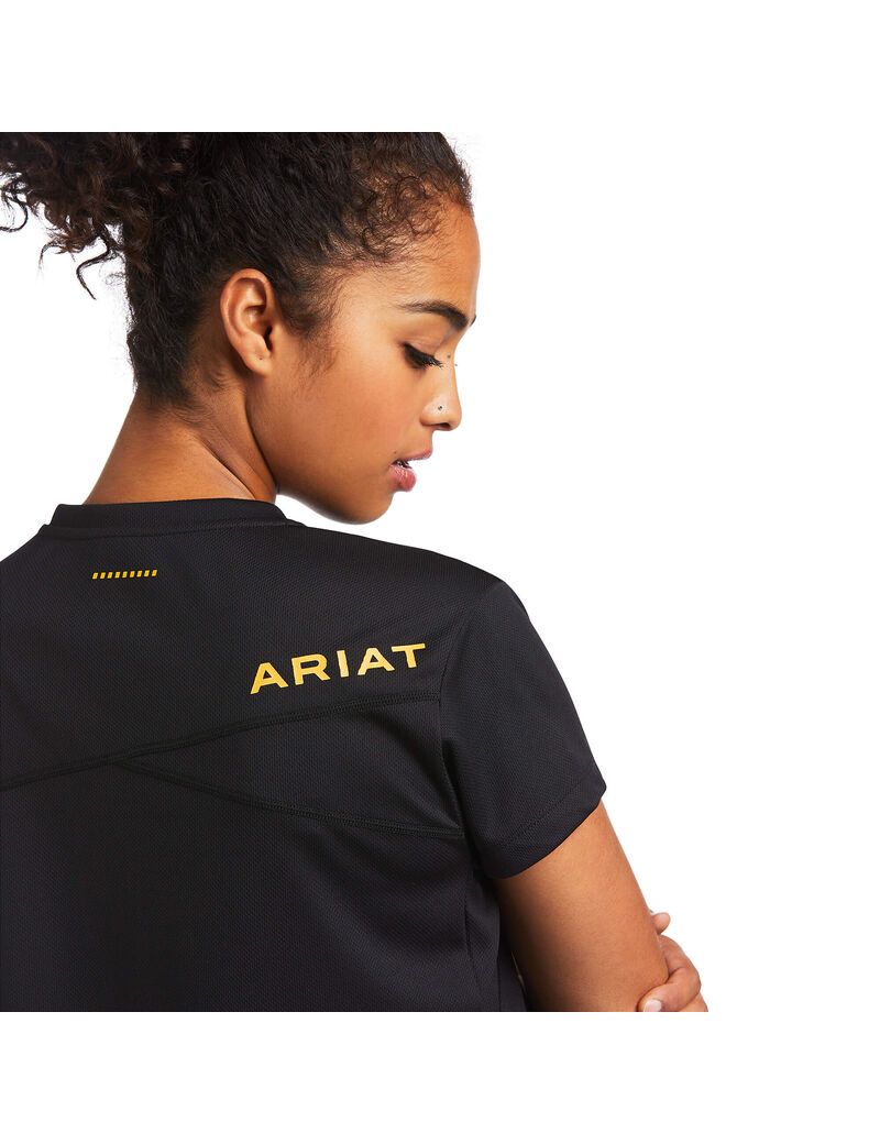 Vêtements De Travail Ariat Rebar Polartec Elite All Season T Shirts Noir | FTN-1504760