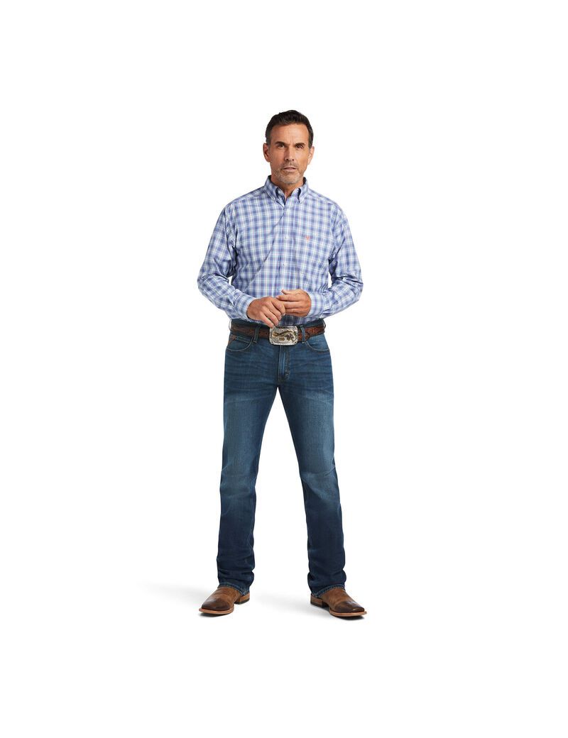 Chemises De Costume Ariat Pro Series Quanah Classiche Fit Bleu Foncé | CFG-7882518