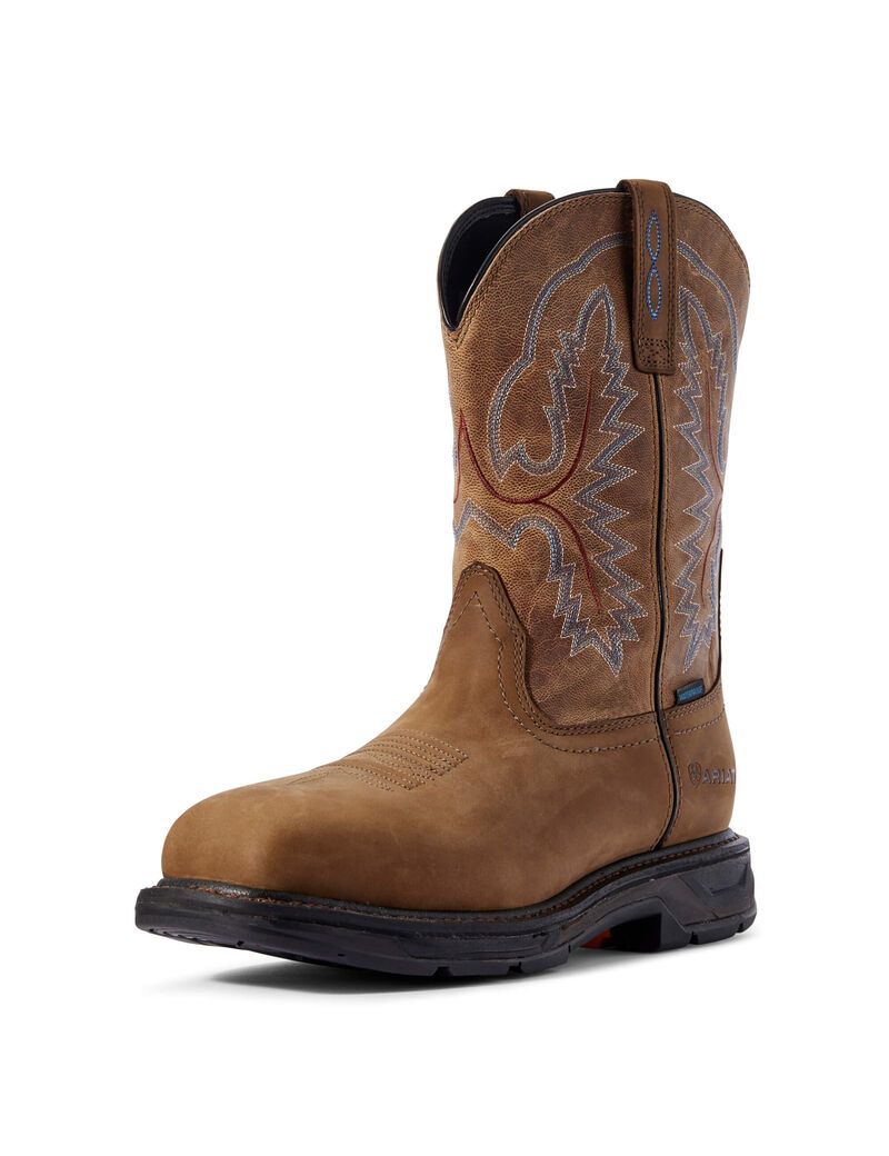 Bottes Imperméables Ariat WorkHog XT Travail Marron | NZC-7126976