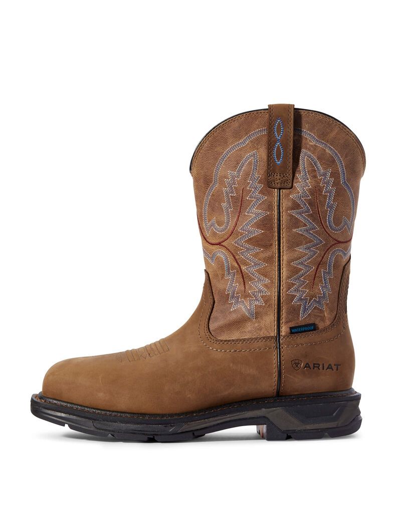 Bottes Imperméables Ariat WorkHog XT Travail Marron | NZC-7126976