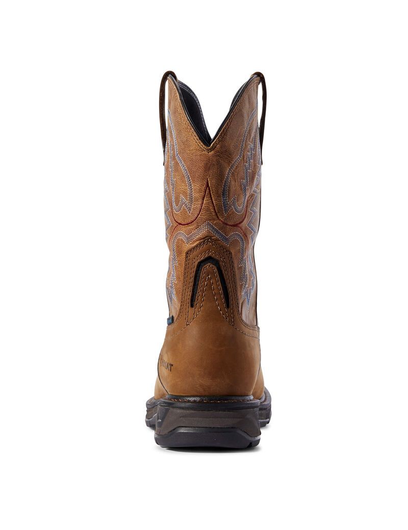 Bottes Imperméables Ariat WorkHog XT Carbon Embout Travail Marron | ZWW-7134789