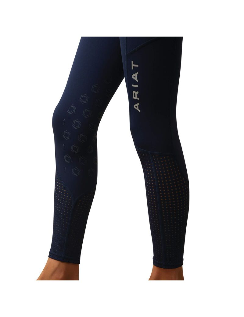 Collant Ariat Eos Knee Patch Bleu Marine | UMN-5396410