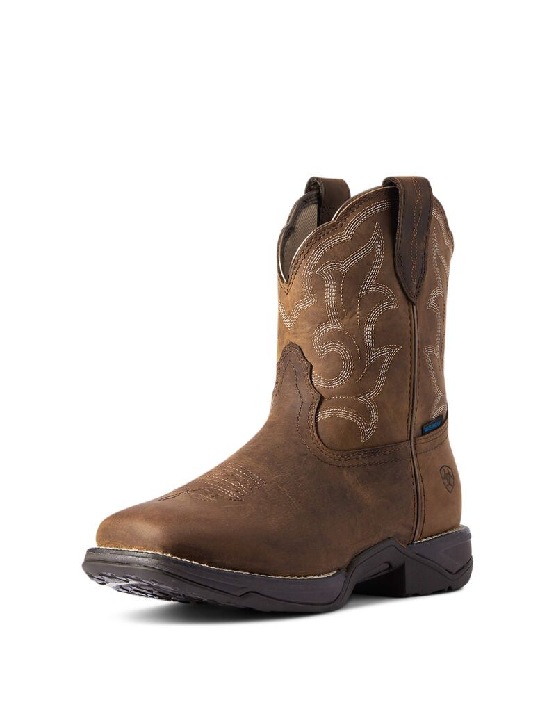 Bottes Imperméables Ariat Anthem Shortie II Western Marron | KGS-6991605