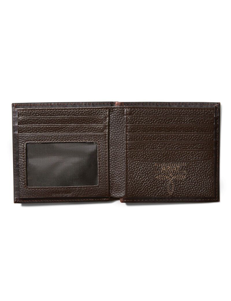 Portefeuilles Ariat Bifold Logo Cuivre Foncé | NPH-6638985