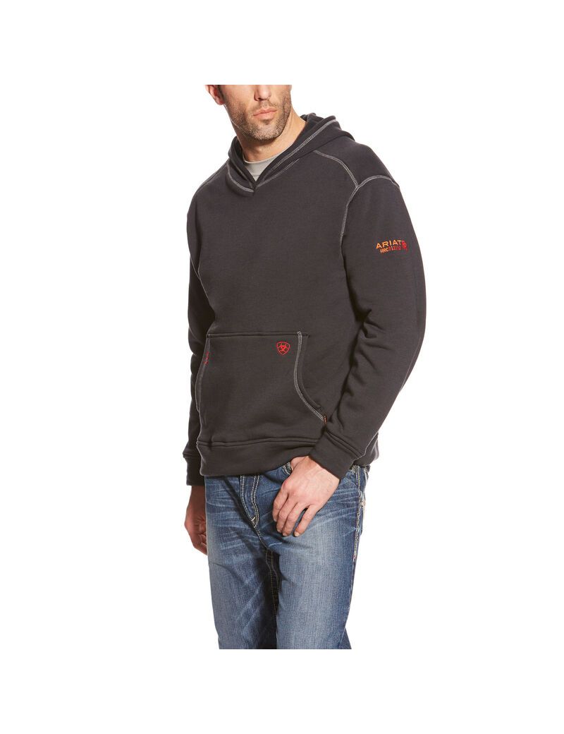 Sweat à Capuche Ariat FR Polartec Noir | MGH-7243663