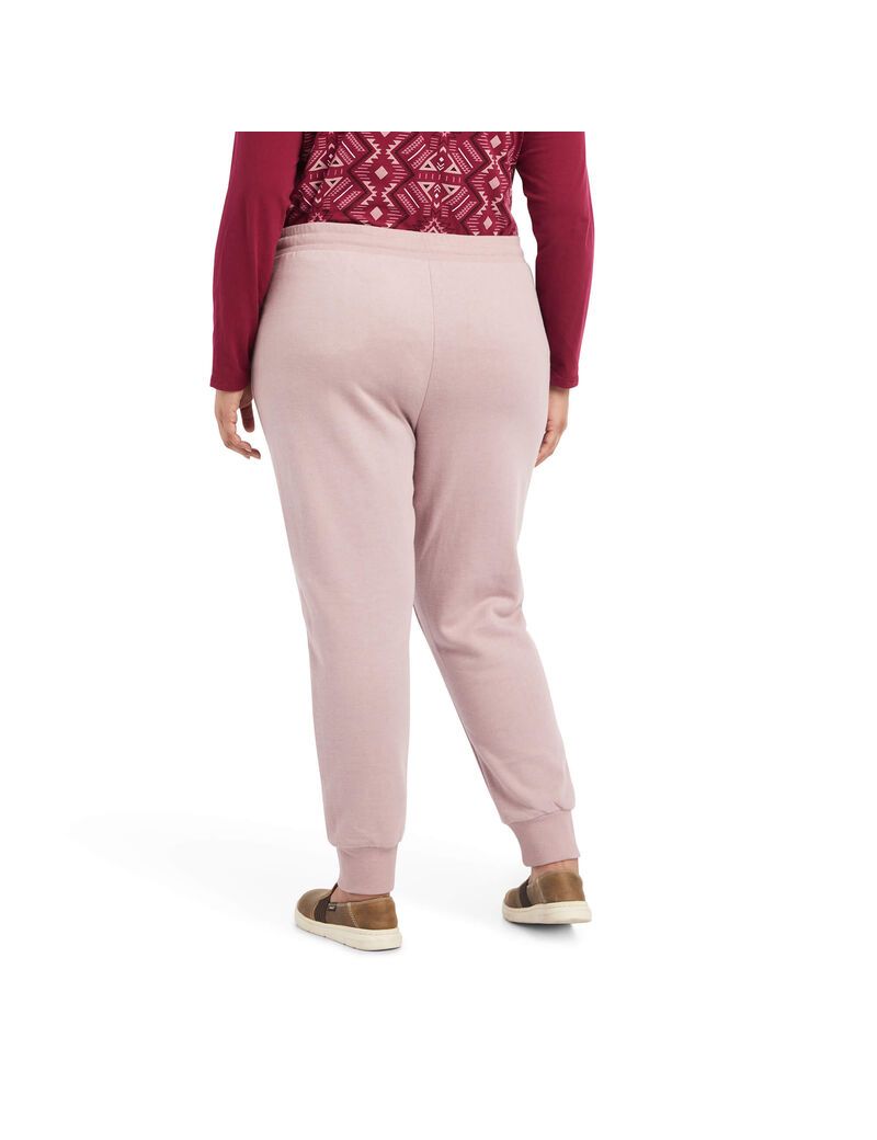 Pantalon Ariat Real Jogger Sweatpants Rose | UYV-5513516