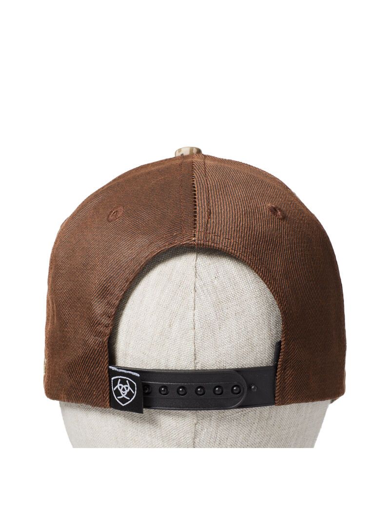 Casquettes Ariat Patriot Snapback Marron | PBS-4427431