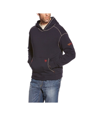 Sweat à Capuche Ariat FR Polartec Bleu Marine | NBB-2306556